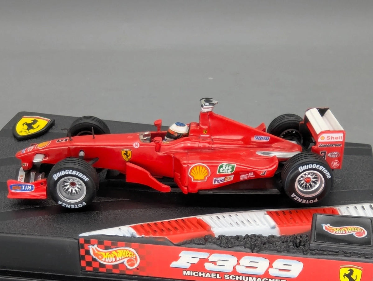 Modellautos 1:43 Hot Wheels Racing Ferrari F399 1999 #3 Schumacher mit OVP