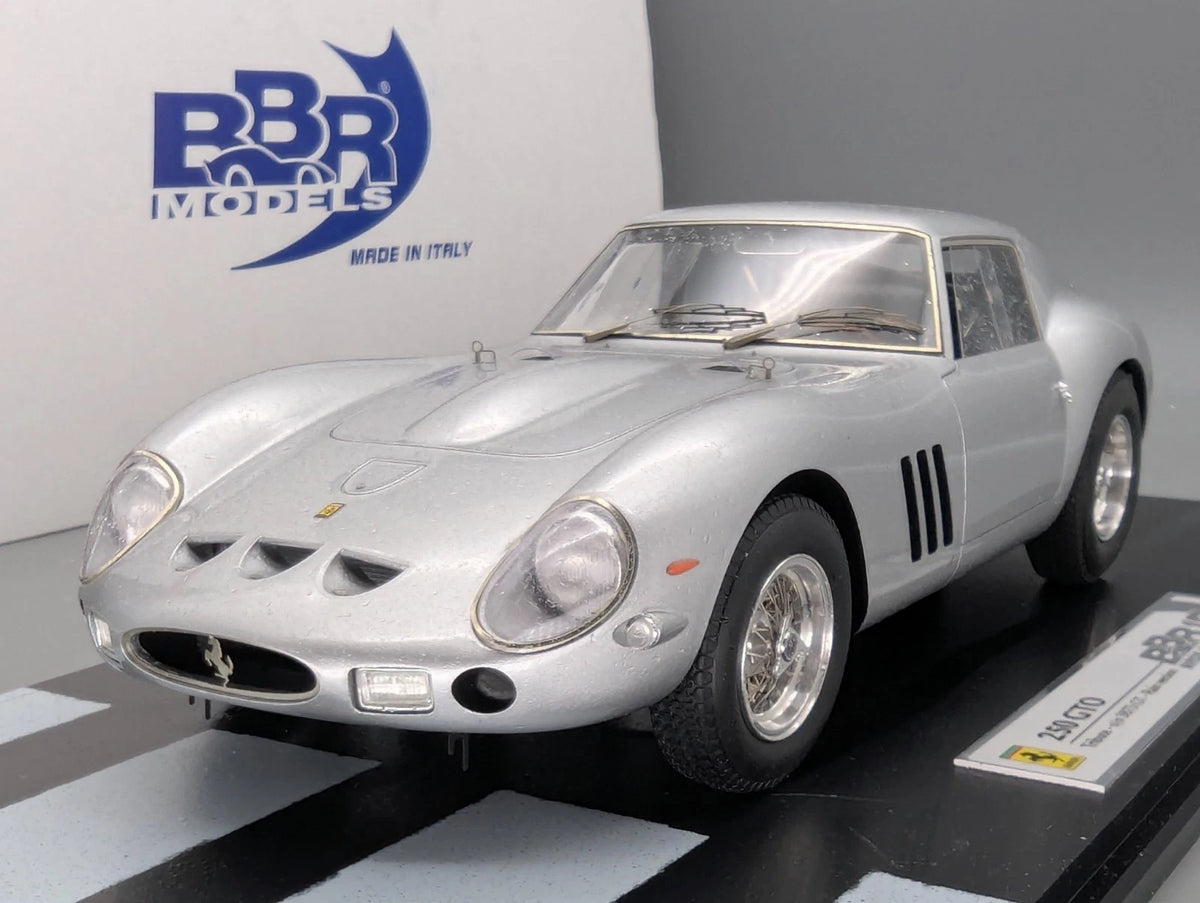 Modellautos 1:18 BBR Ferrari 250 GTO Rain Dirty Version Ltd 01/20 Silber mit OVP