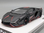 Eidolon Make Up 1:43 Lamborghini Sian FKP 37 with Stripe 2019 Nero 60/60 mit OVP