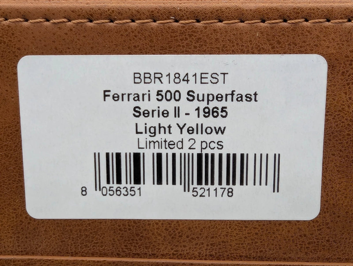 Modellautos 1:18 BBR Ferrari 500 Superfast Serie 2 im Lederkoffer Ltd 01/02 OVP