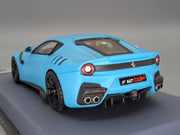 Modellautos 1:43 BBR Concept43 Ferrari F12 TdF Baby Blu Matt Ltd 11/20 mit OVP