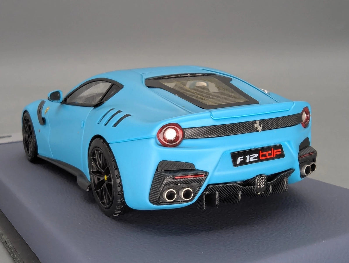 Modellautos 1:43 BBR Concept43 Ferrari F12 TdF Baby Blu Matt Ltd 11/20 mit OVP