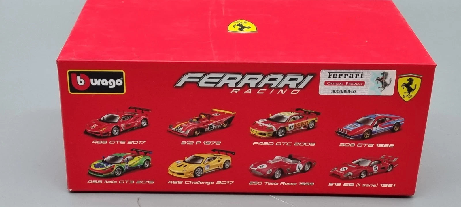 Modellautos 1:43 Bburago Racing Ferrari 512 BB 1000km Monza 1981 #15 OVP
