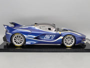 Modellautos 1:12 BBR Ferrari FXX-K 2014 Car #27 Blue UNIKAT Ltd 01/01 OVP