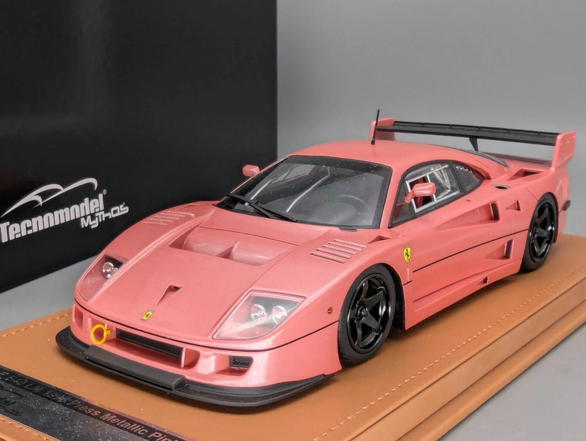 Modellautos 1:18 Tecnomodel Ferrari F40 LM 1996 Press Metallic Pink 19/60 OVP
