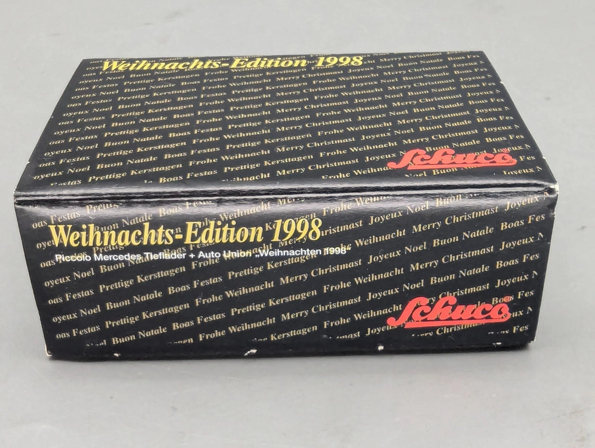 Modellautos 1:90 Schuco Piccolo Christmas Weihnachten 1998 MB Auto Union mit OVP