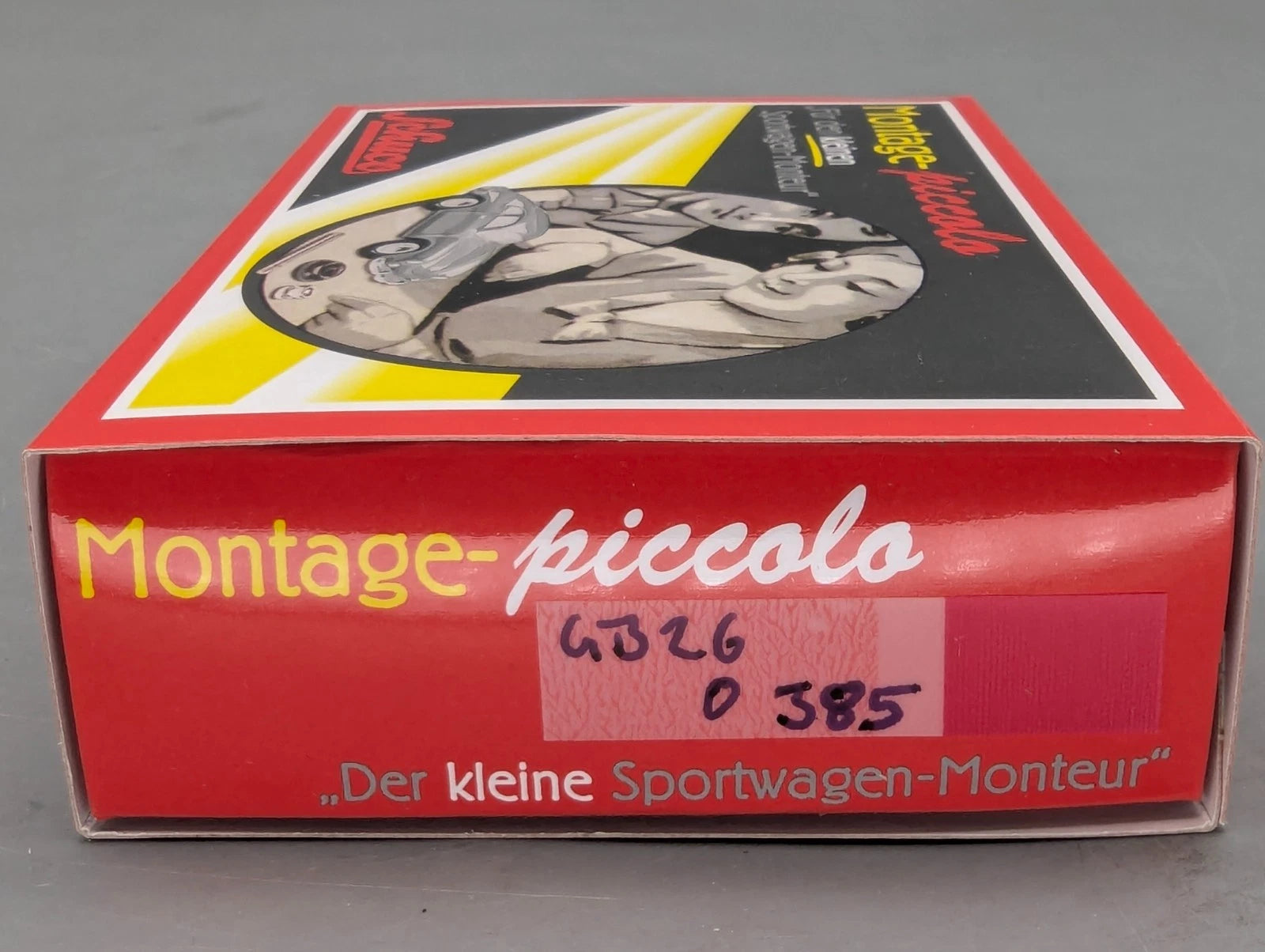 Modellautos 1:90 Schuco Montage Piccolo Porsche 356 Sportwagen Rot mit OVP