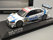 Modellautos 1:43 Minichamps Audi A4 DTM 2007 Lucas Luhr #12 in OVP