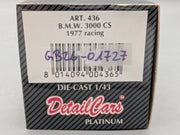 Modellautos 1:43 CDC Detail Cars 436 BMW 3.0 CS 1977 Racing #9 de Fierlant OVP
