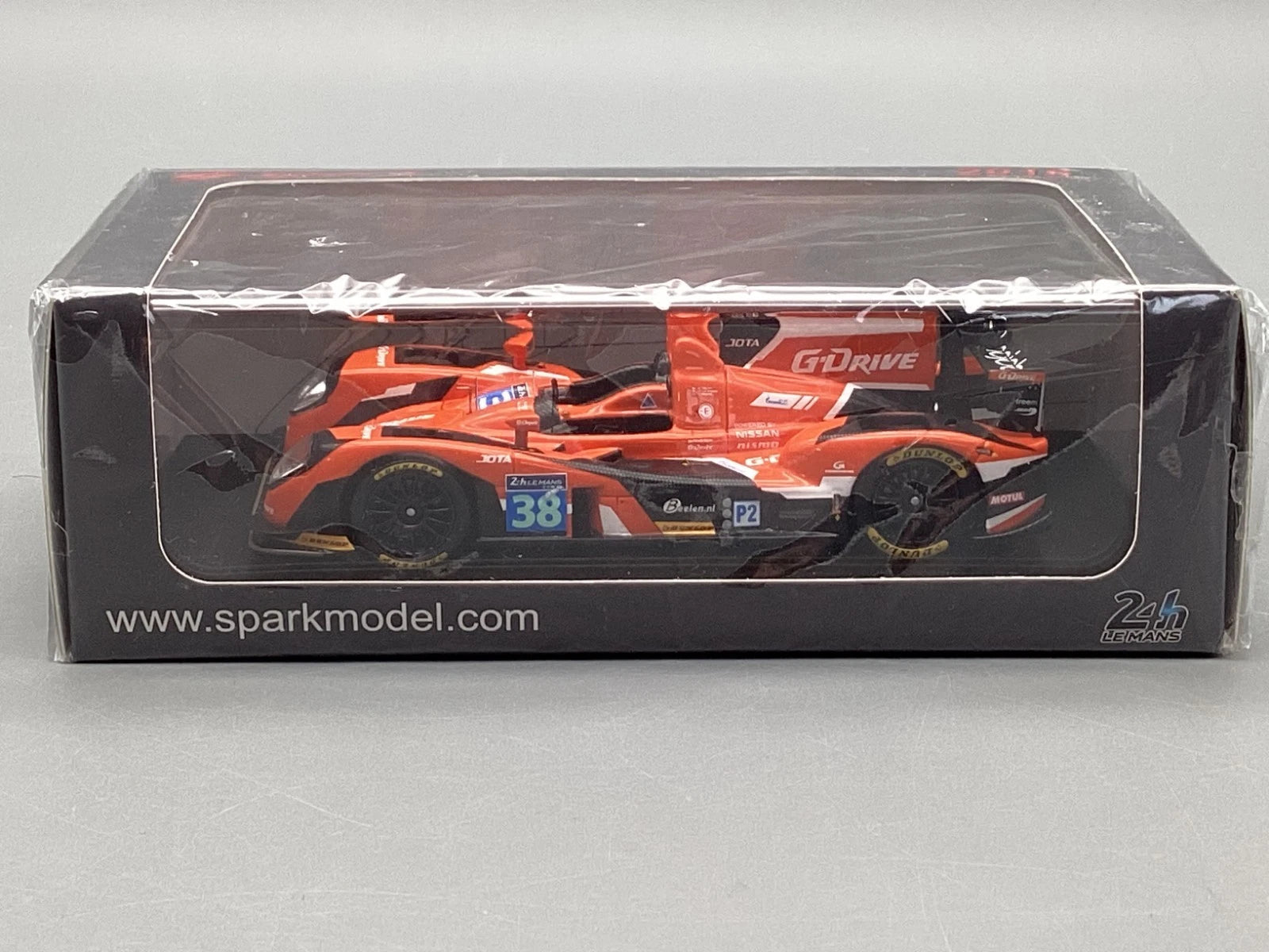 Modellautos 1:43 Spark Gibson 015S Nissan G-Drive LM 2016 #38 OVP ungeöffnet