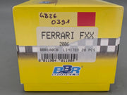 Modellautos 1:43 BBR Ferrari FXX  2006 Black Matt Ltd 19/20 mit Vitrine und OVP