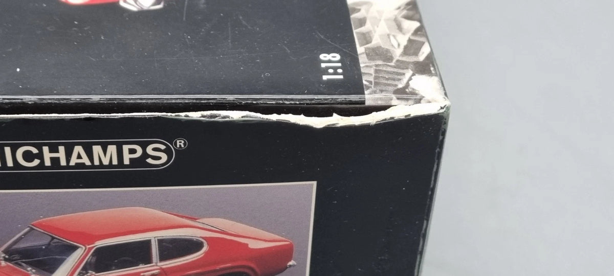 Modellautos 1:18 Minichamps 180 089001 Ford Capri 1700 GT 1969 rot OVP