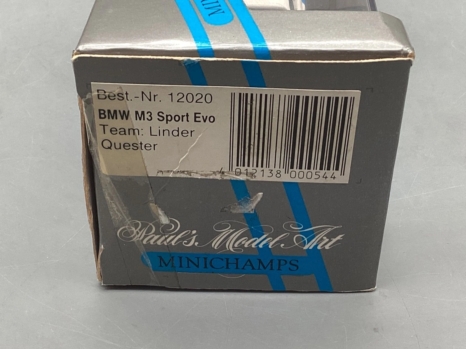 Modellautos 1:43 Minichamps BMW M3 E30 Sport EVO Team Lindner Quester #15 OVP
