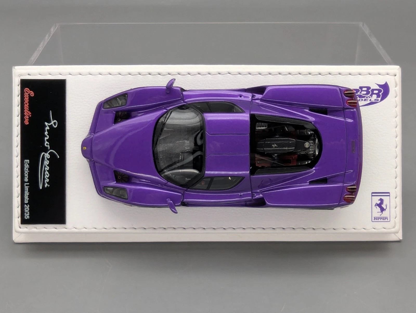 Modellautos 1:43 BBR Executive Calsito Ferrari Enzo Mica Violet Gl Ltd 20/35 OVP