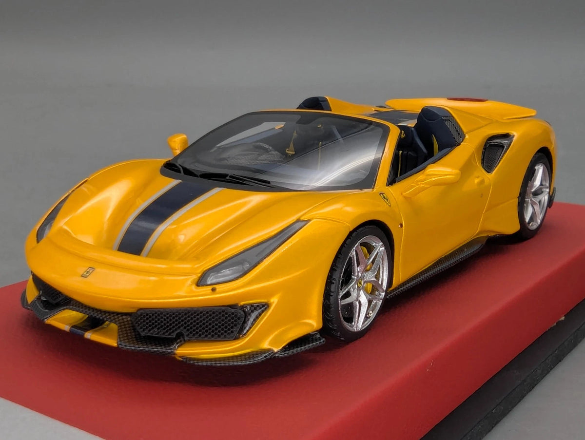 Modellautos 1:43 BBR Concept43 Ferrari 488 Pista Spider RHD Giallo Ltd 01/20 OVP