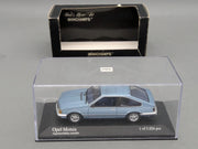 Modellautos 1:43 Minichamps Opel Monza 1980 Blau Metallic mit OVP