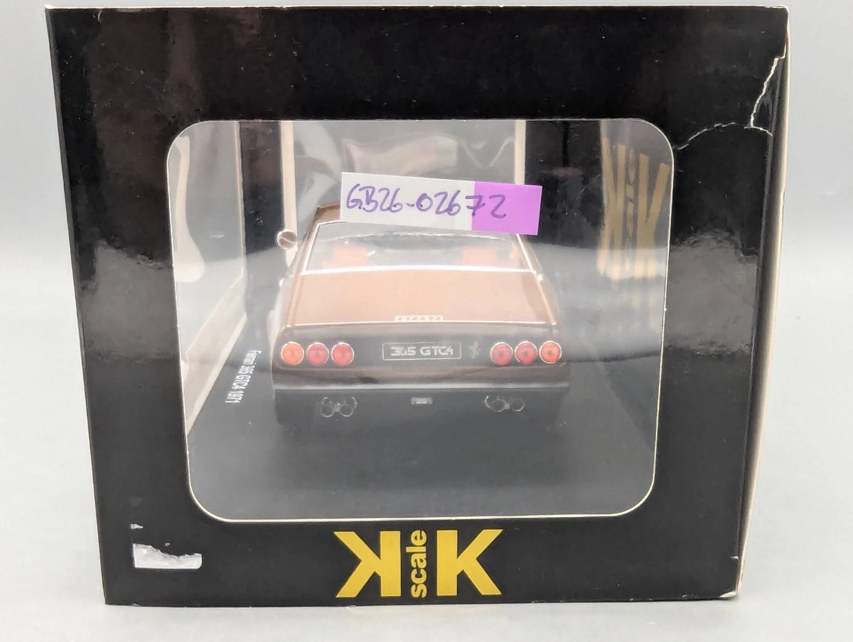 Modellautos 1:18 KK-Scale Ferrari 365 GTC4 1971 Braun Metallic mit OVP