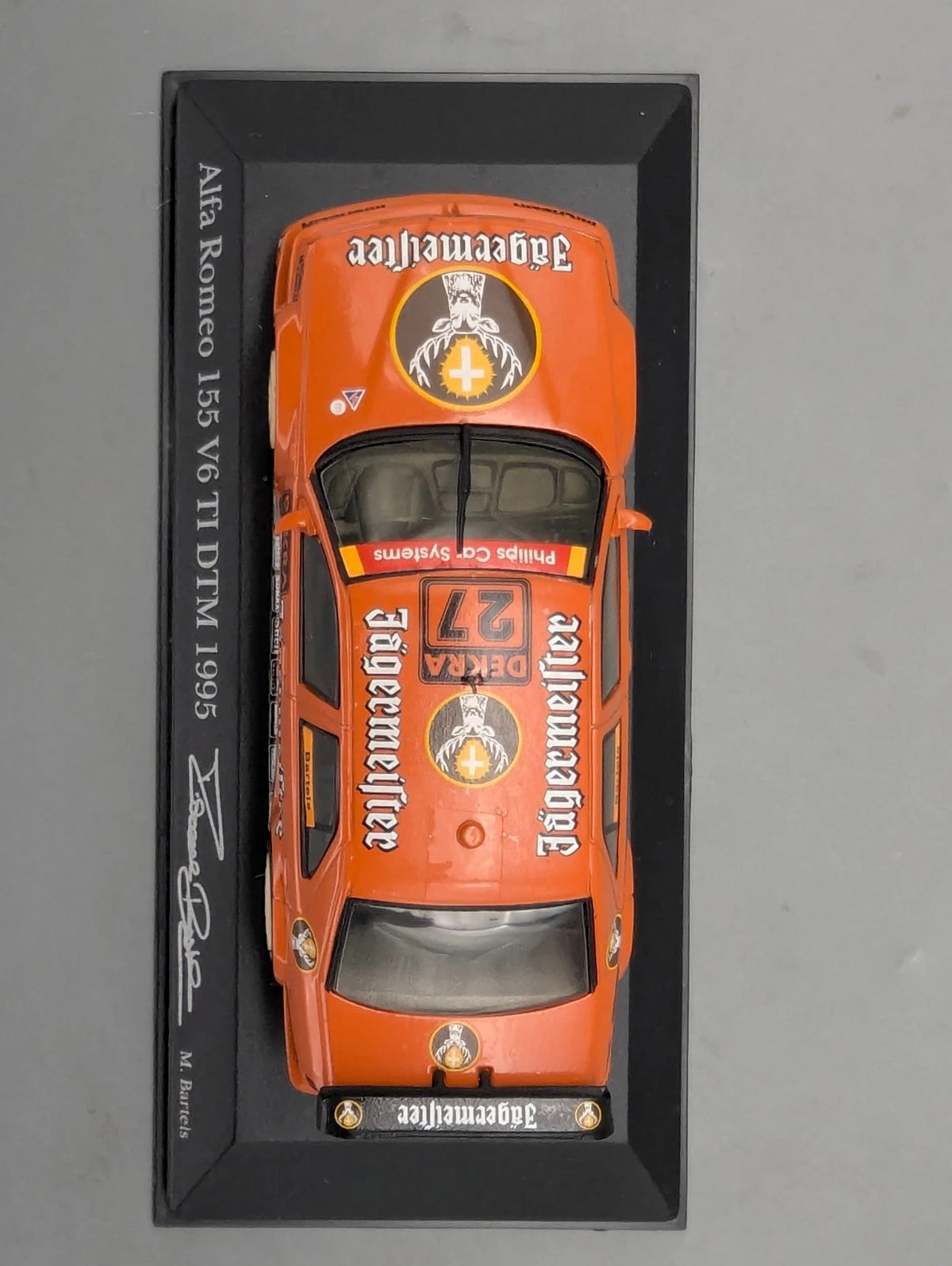 Modellautos 1:43 Minichamps Alfa Romeo 155 V6 TI DTM 1995 #27 Bartels mit OVP