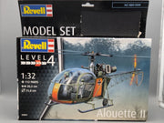 Hubschrauber Modell Bausatz 1:32 Revell 03804 Alouette 2 OHNE Farben mit OVP