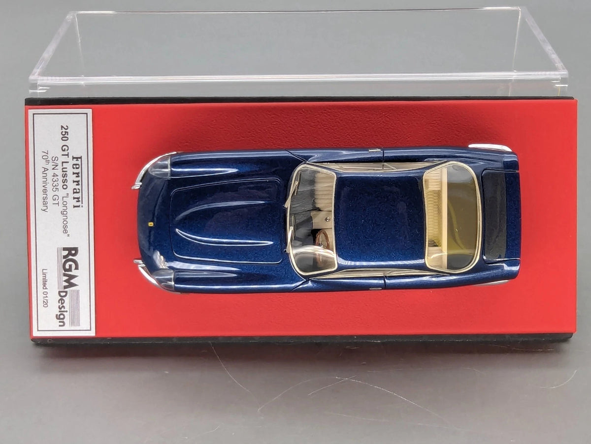 Modellautos 1:43 BBR RGM Ferrari 250 GT Lusso Longnose S/N 4335 GT Ltd 01/20 OVP