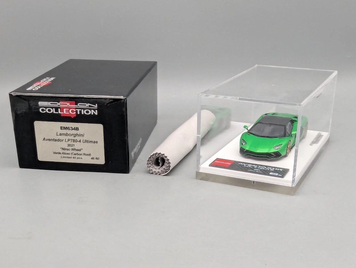 Eidolon Make Up 1:43 Lamborghini Aventador LP780-4 Ultimae 2021 Verde 46/60 OVP