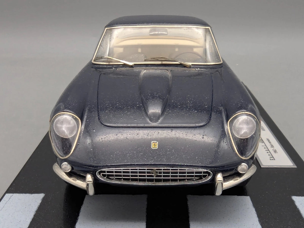 Modellautos 1:18 BBR Ferrari 400 SA 1962 Blau RAIN / DIRTY VERSION Ltd 07/07 OVP