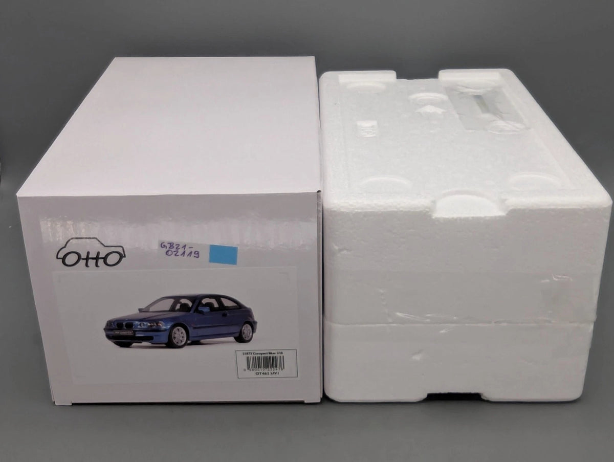 Modellautos 1:18 Otto Mobile OT462 BMW Compact E46 318 TI Blue mit OVP
