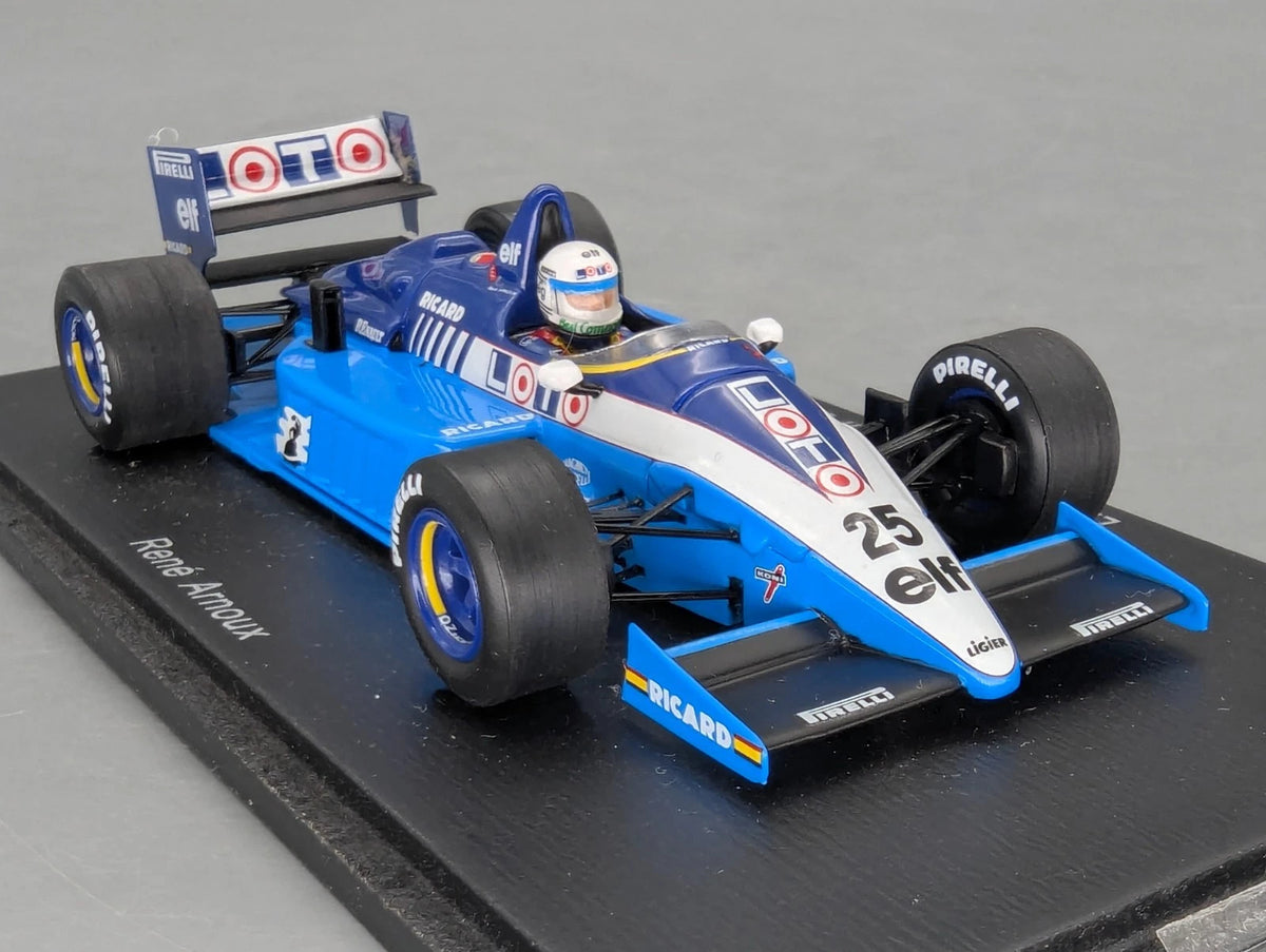 Modellautos 1:43 Spark S3971 Ligier JS27 GB GP 1986 #25 Rene Arnoux mit OVP