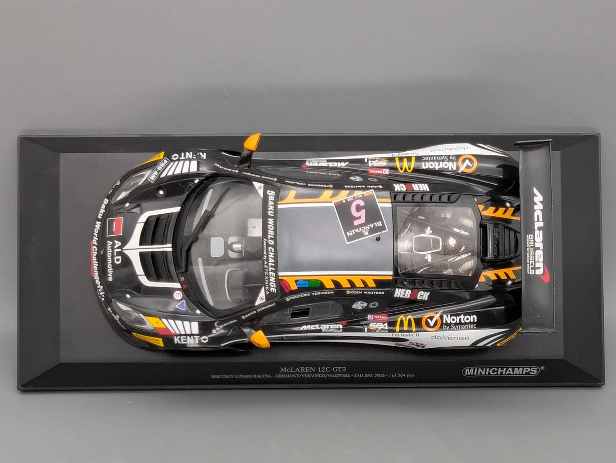 Modellautos 1:18 Minichamps McLaren 12C GT3 24h Spa 2013 #5 mit OVP