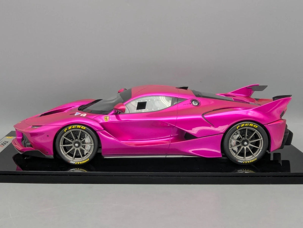 Modellautos 1:12 BBR Ferrari FXX-K 2014 Flash Pink Ltd 01/01 Vitrine OVP
