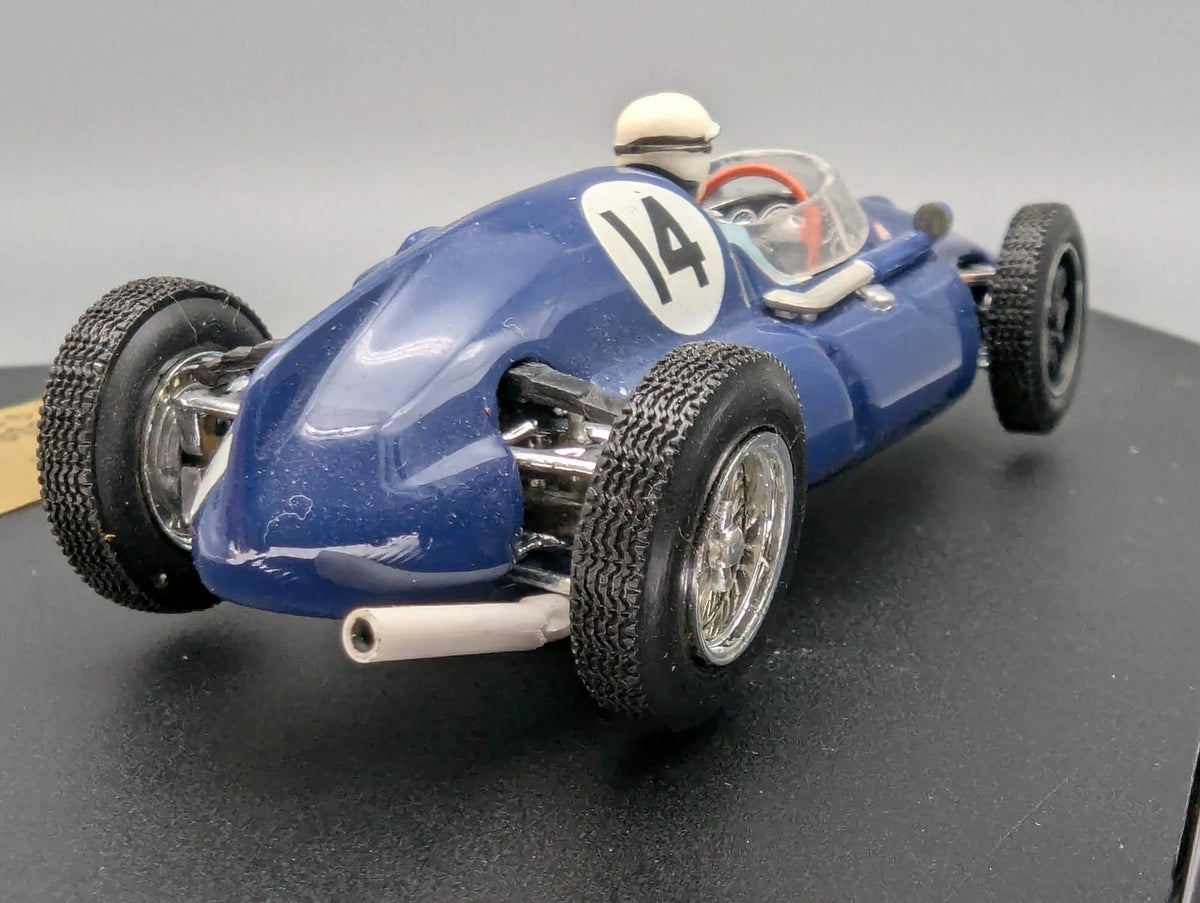 Modellautos 1:43 Quartzo Cooper Climax T51 WINNER Italien GP 1959 #14 Vitrine