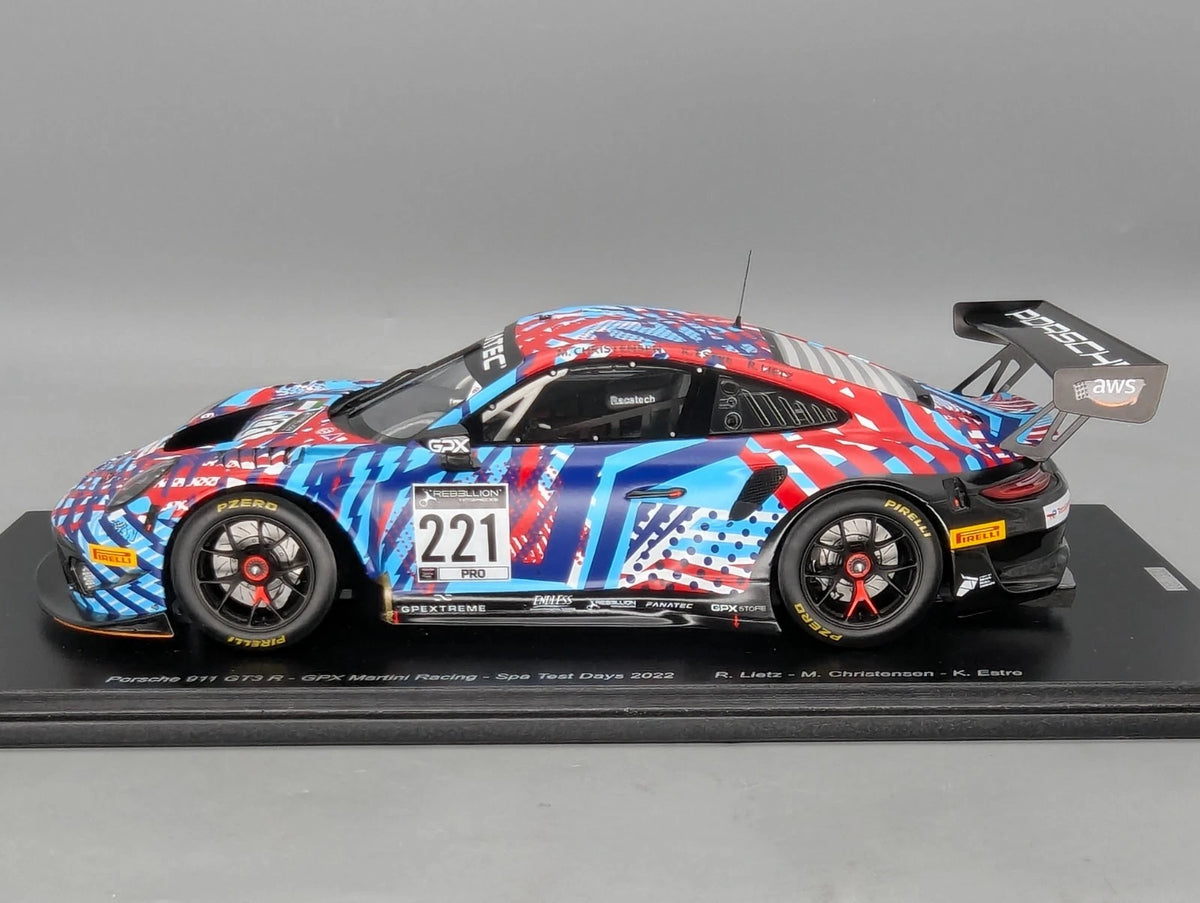 Modellautos 1:18 Spark Porsche 911 GT3 R GPX Spa 2022 #221 Lietz und andere OVP