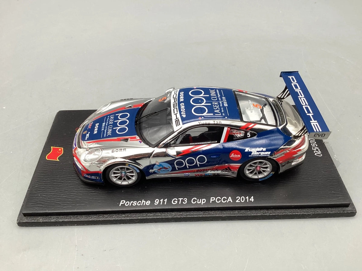 Modellautos 1:43 Spark Porsche 911 GT3 Cup PCCA 2014 limitiert mit OVP
