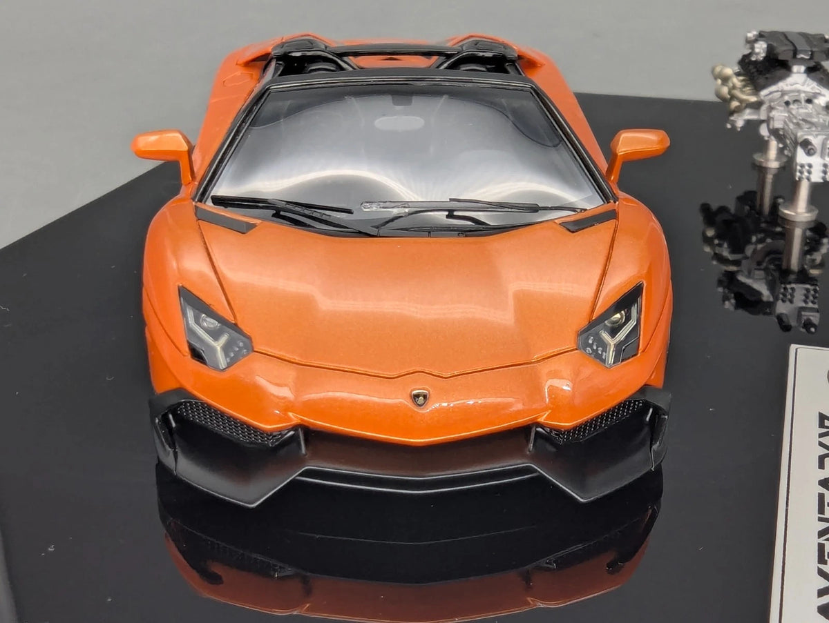 Eidolon Make Up 1:43 Lamborghini Aventador LP720-4 2013 Roadster Engine Set OVP