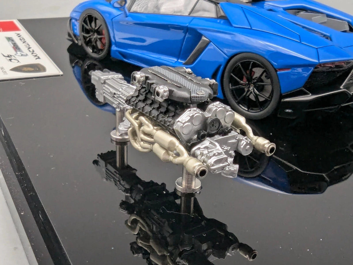 Eidolon Make Up 1:43 Lamborghini Aventador LP720-4 Roadster Engine Set OVP