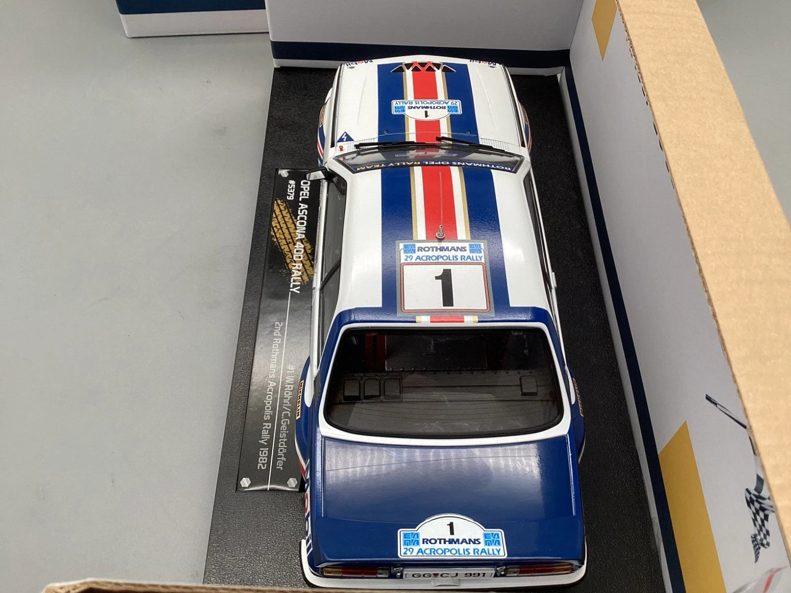 Modellautos 1:18 Sun Star Opel Ascona 400 Acropolis Rally 1982 #1 mit OVP