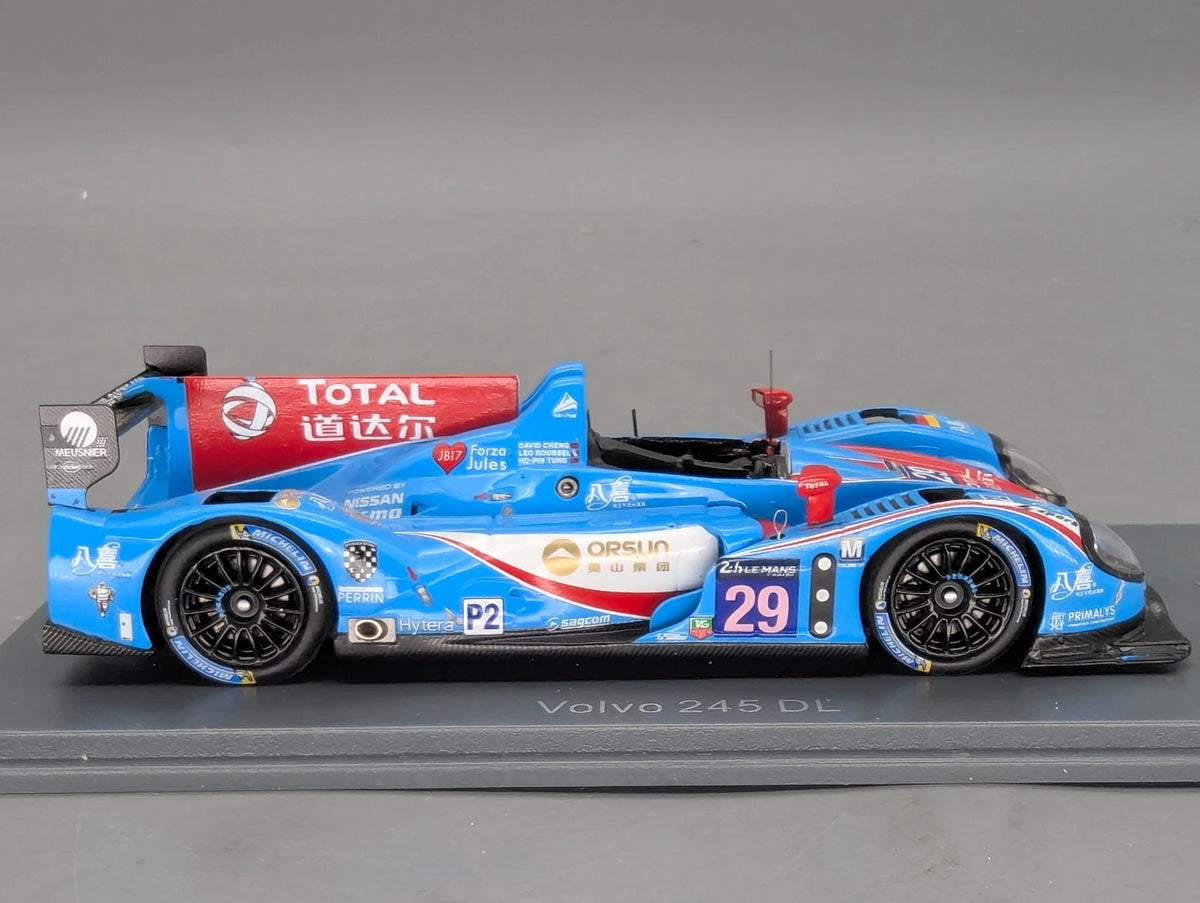Modellautos 1:43 Spark Oreca 03R Nissan 24h Le Mans 2015 #29 Vitrine
