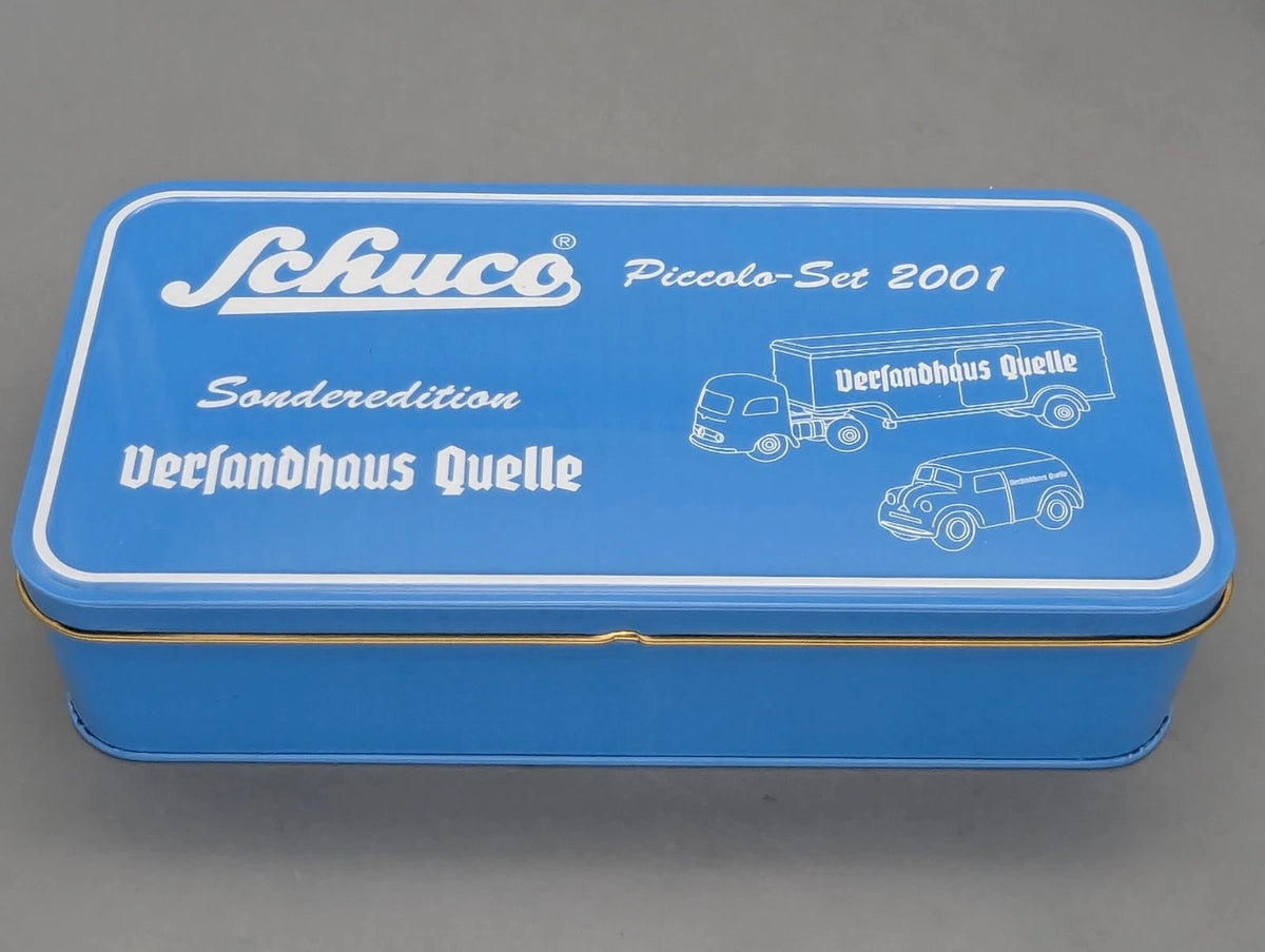 Modellautos 1:90 Schuco Piccolo-Set 2001 Versandhaus Quelle 2-teilig mit OVP