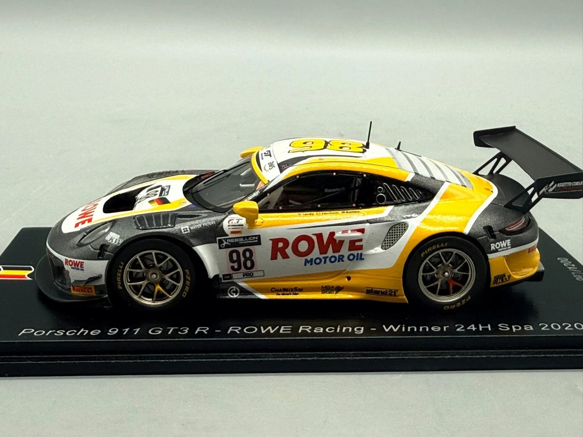 Modellautos 1:43 Spark Porsche 911 GT3 R Rowe Racing Winner 24h Spa 2020 + OVP