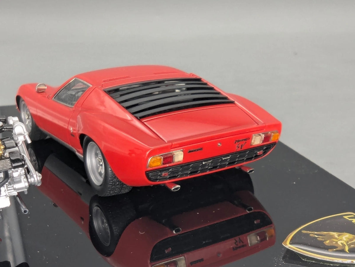 Eidolon Make Up 1:43 Lamborghini Miura P400 SV 1971 Red Engine Set mit OVP