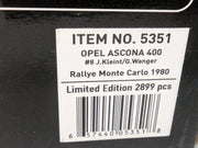 Modellautos 1:18 Sun Star Opel Ascona 400 Rallye Monte Carlo 1980 #8 mit OVP