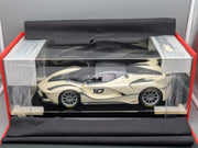 Modellautos 1:12 BBR Ferrari FXX-K Car #10 Fuji White Matt Ltd 05/10 Vitrine OVP