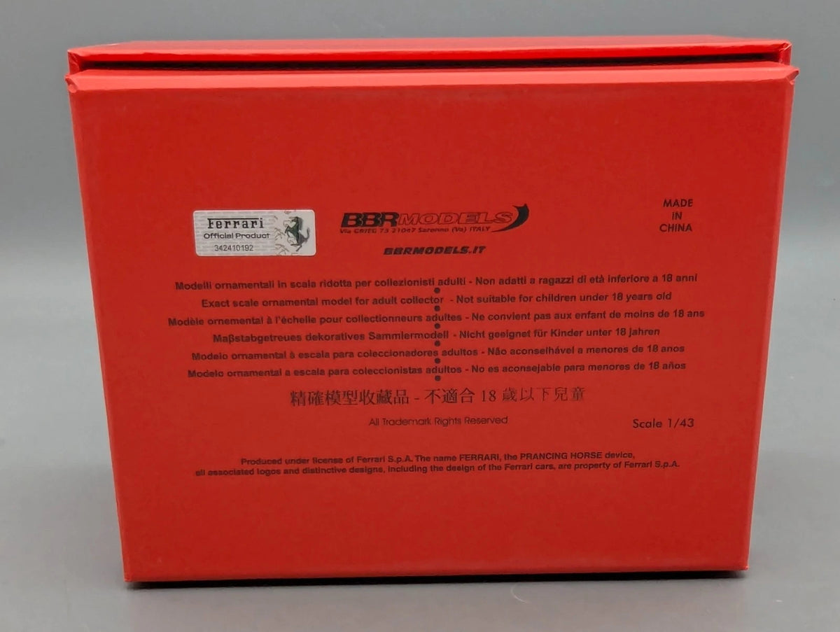 Modellautos 1:43 BBR Ferrari 250 GT Pininfarina 1959 S/N 1255 GT 01/05 mit OVP