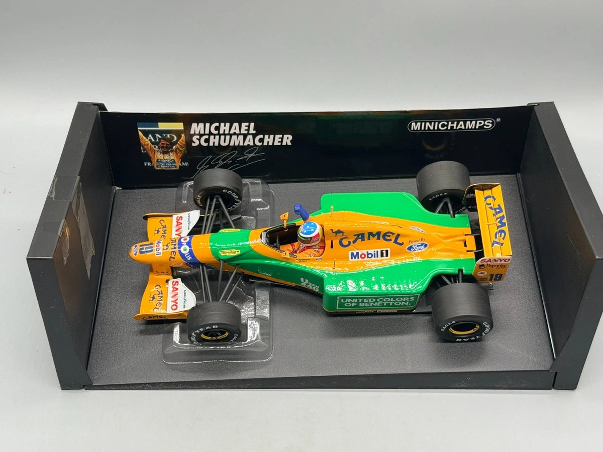 Modellautos 1:18 Minichamps Benetton-Ford B192 4th Place GP Monaco 1992 + OVP