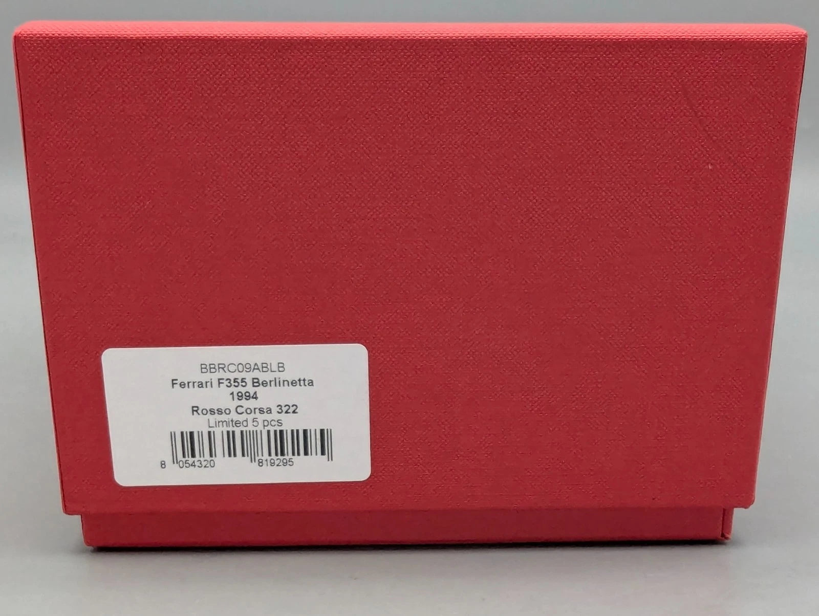 Modellautos 1:43 BBR Ferrari F355 Berlinetta 1994 Rosso Corsa 322 01/05 mit OVP