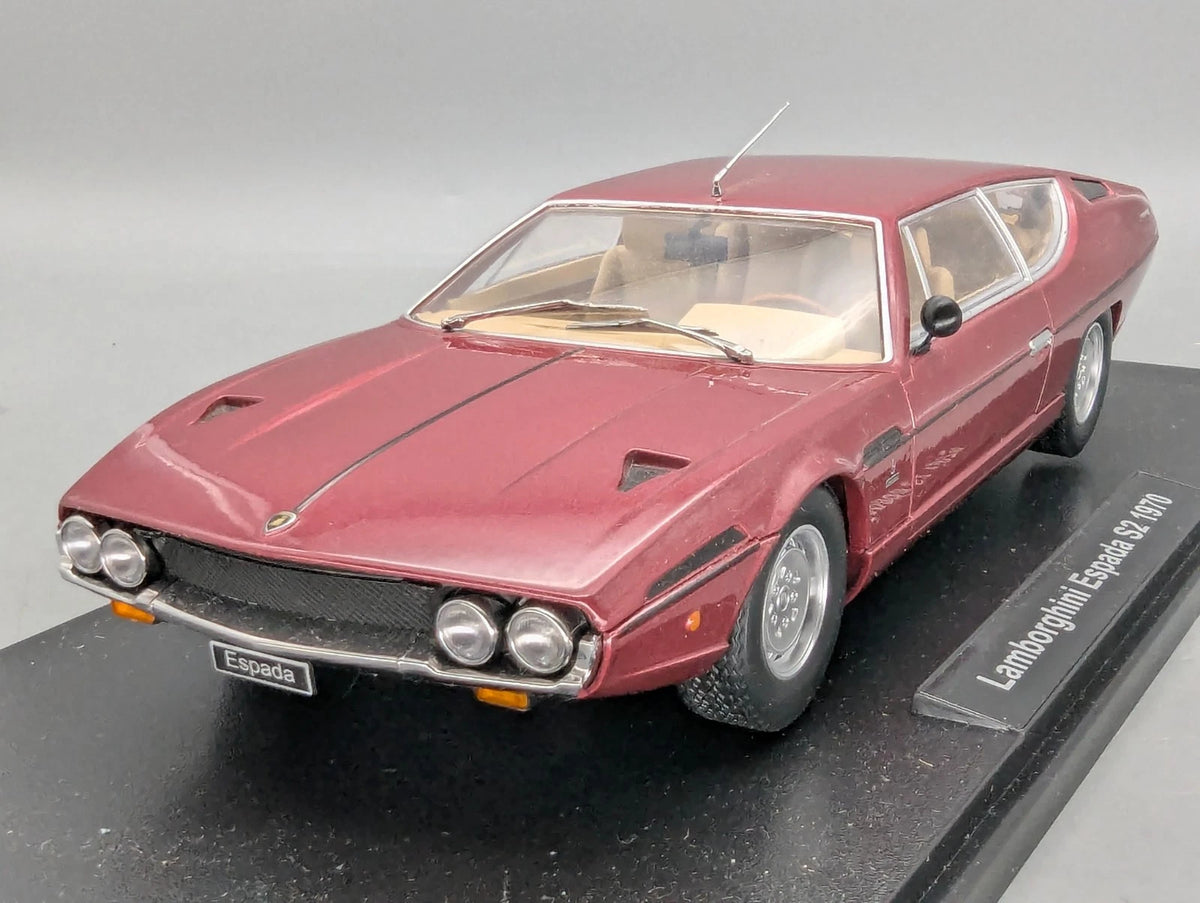 Modellautos 1:18 KK-Scale Lamborghini Espada S2 1970 Rot Metallic mit OVP
