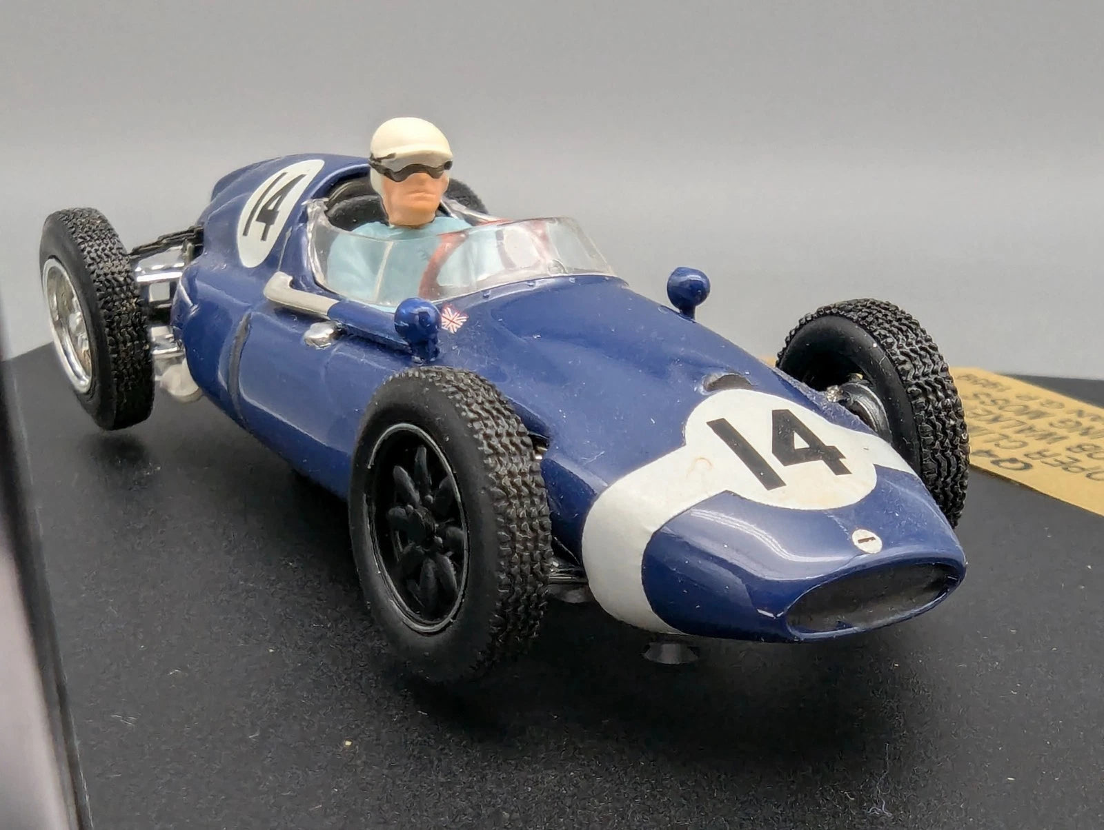 Modellautos 1:43 Quartzo Cooper Climax T51 WINNER Italien GP 1959 #14 Vitrine