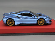 Modellautos 1:43 BBR Concept43 Ferrari 488 Pista RHD Azzurro Cali. Ltd 01/20 OVP
