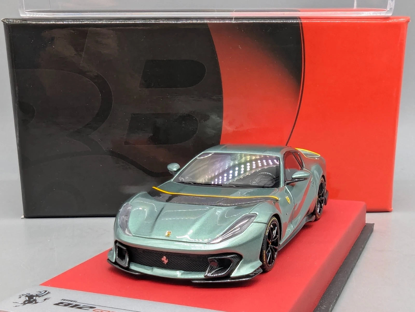 Modellautos 1:43 BBR Concept43 Ferrari 812 Competizione Verde Ltd 01/16 mit OVP