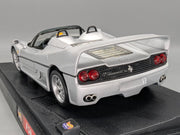 Modellautos 1:18 Hot Wheels Ferrari F50 Spider Silber mit OVP